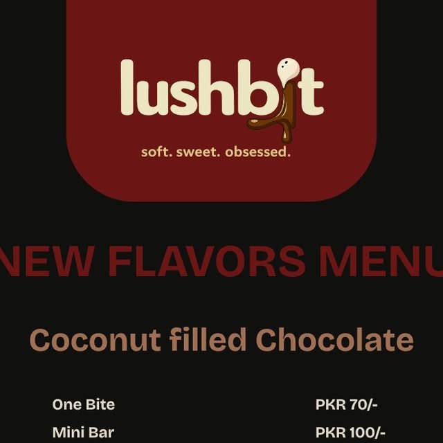 Lushbit new flavors menu